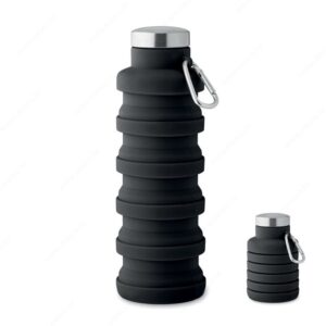 Boca KOLAPSI silikonska, sklopiva, crna