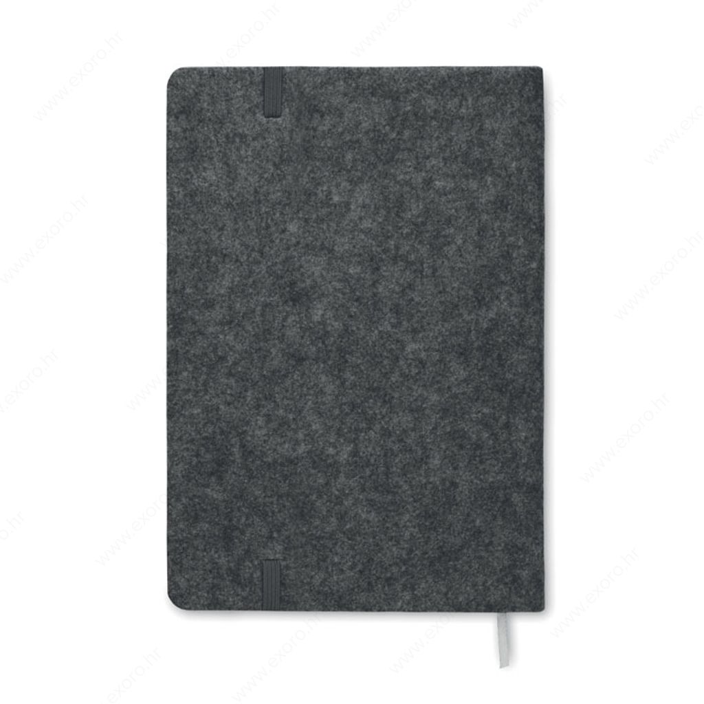 MO2553-15 Notes A5 CORKBOOK, tamno sivi