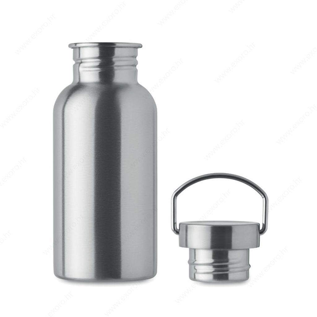 MO2562-16 Boca FLORENCE SING metalna, 500ml, mat srebrna