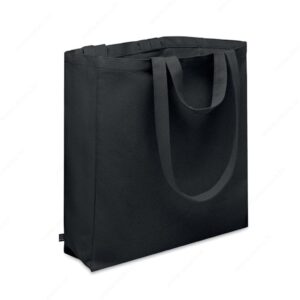 Torba shopping GAVE COLOUR pamuk, RPET, 380g, crna
