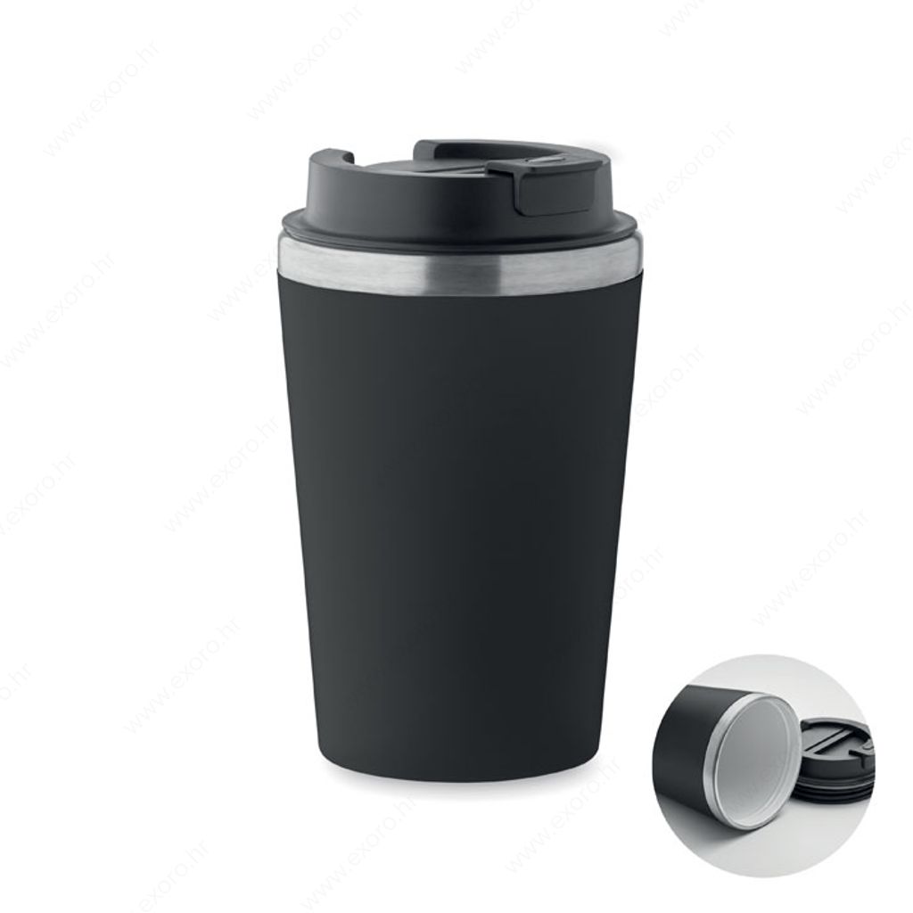 MO2572-03 Čaša BLERM termo, metalna, 350ml, crna