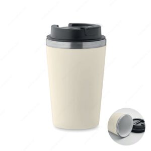 Čaša termo BLERM metalna, 350ml, bež