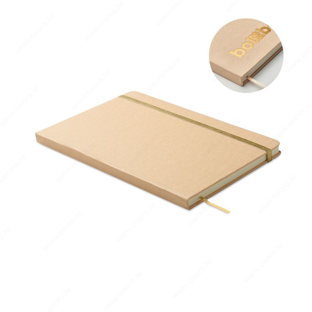 MO2580-98 Notes A5 ROUTE, zlatni