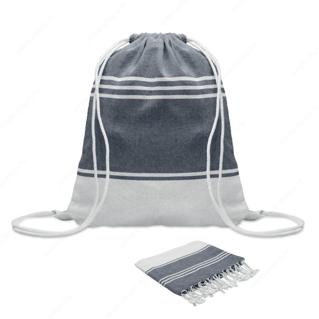 MO2584-04 Ručnik i torba HAMMA set plava