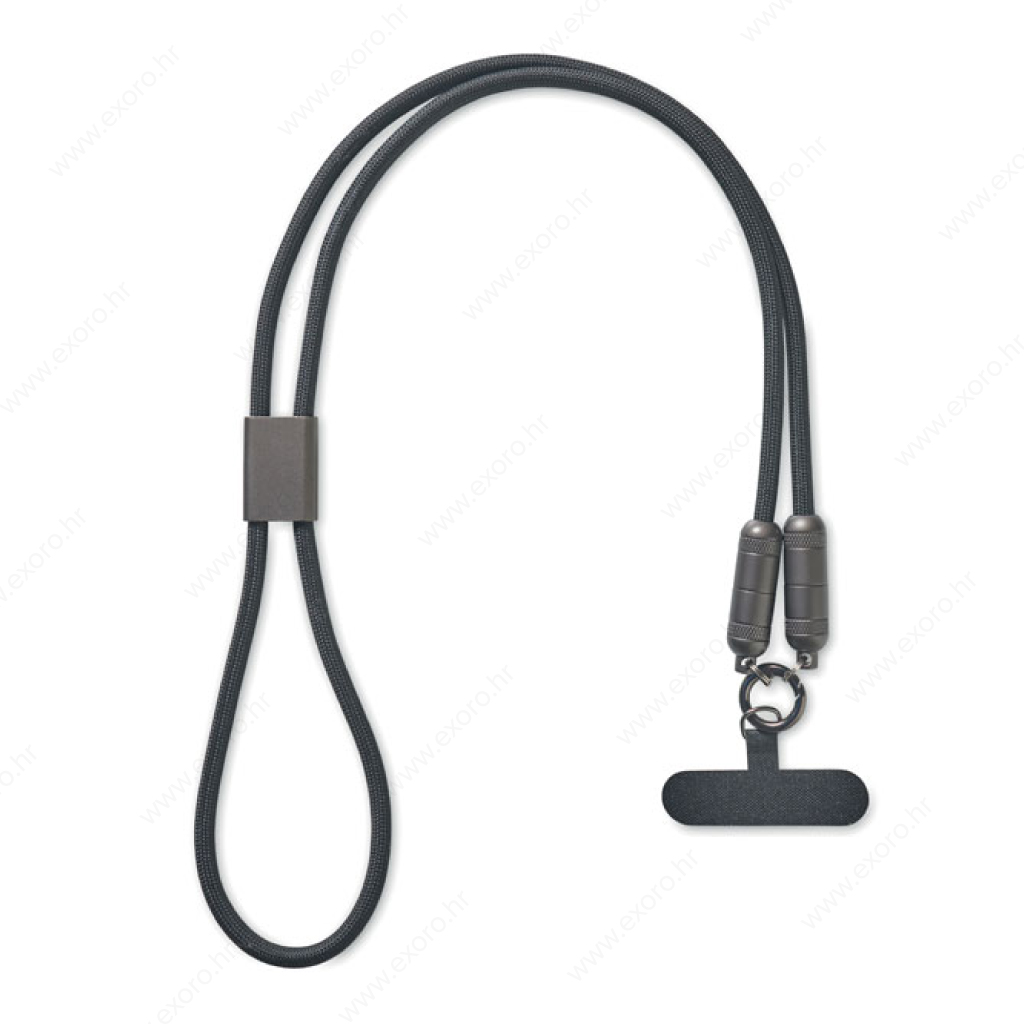 MO2585-03 Kabel za punjenje SHAKA tip-C, crni