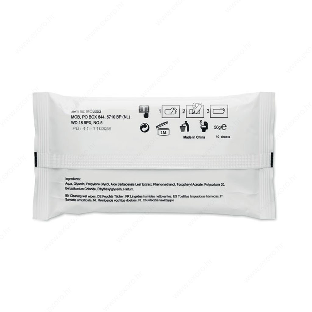 MO3863-06 Vlažne maramice DELLEA bijele