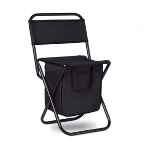Stolica za plažu SIT & DRINK s hladnjakom, crna