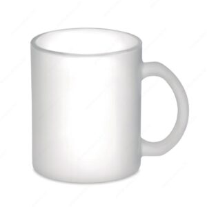 Šalica SUBLIMATT staklena, sublim., 300ml, mat prozirna