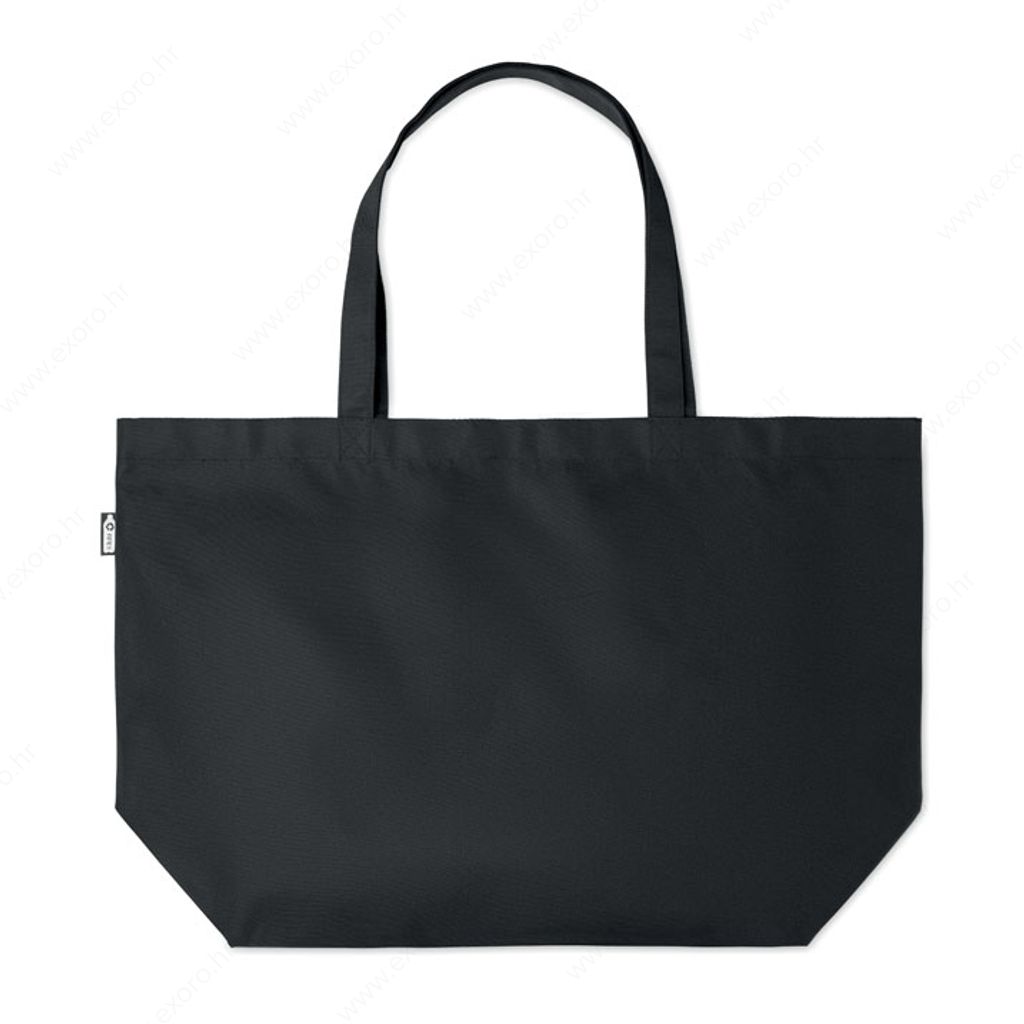 MO6134-03 Torba shopping FAMA duge ručke, reciklirana plastika, crna