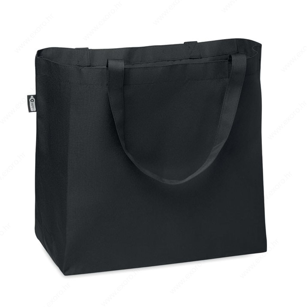 MO6134-03 Torba shopping FAMA duge ručke, reciklirana plastika, crna