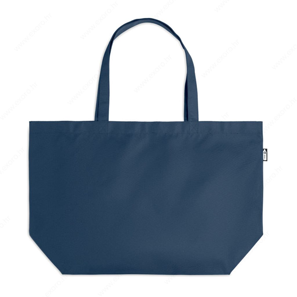 MO6134-04 Torba shopping FAMA duge ručke, reciklirana plastika, plava