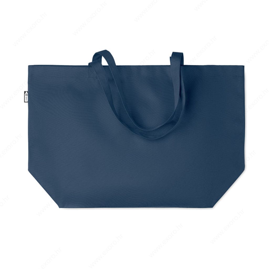 MO6134-04 Torba shopping FAMA duge ručke, reciklirana plastika, plava