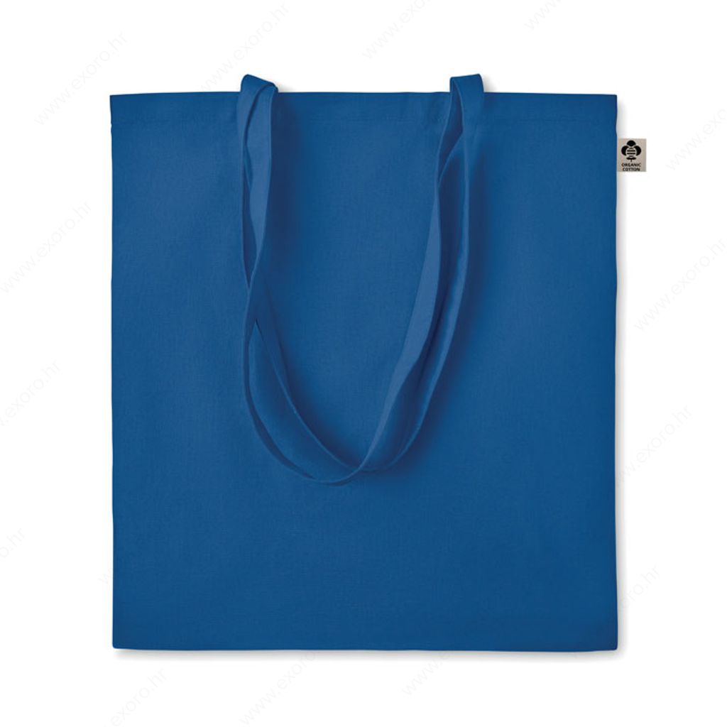 MO6189-37 Torba shopping ZIMDE COLOUR duge ručke, 140gr. , 100% pamuk, royal plava