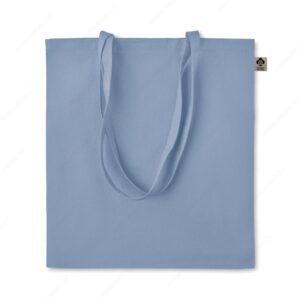 Torba shopping ZIMDE COLOUR pamuk, 140g, plava (baby blue)