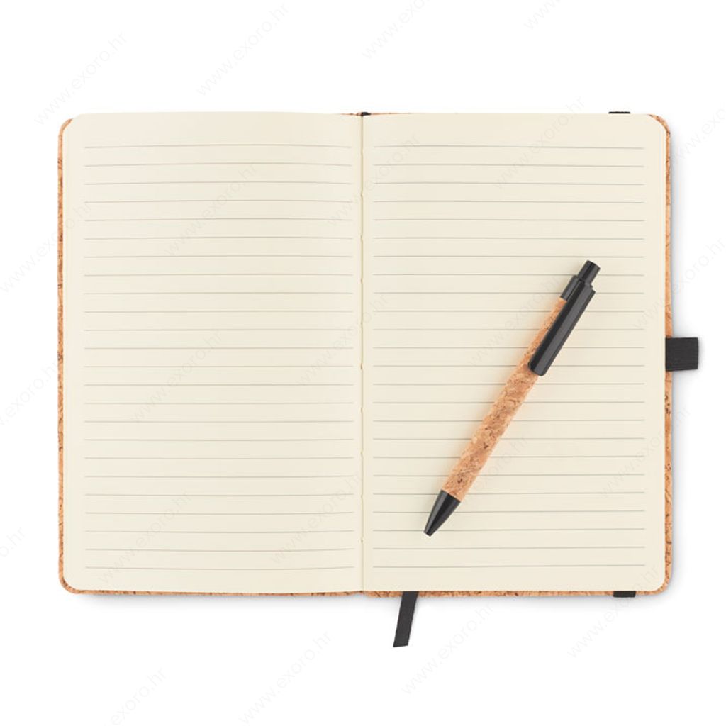 MO6202-03 Notes A5SUBER SET + olovka, crna/pluto