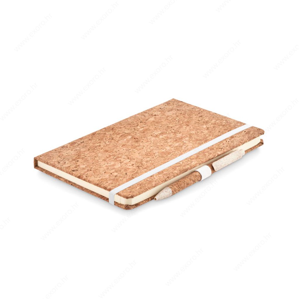 MO6202-13 Notes A5SUBER SET + olovka, natur/pluto