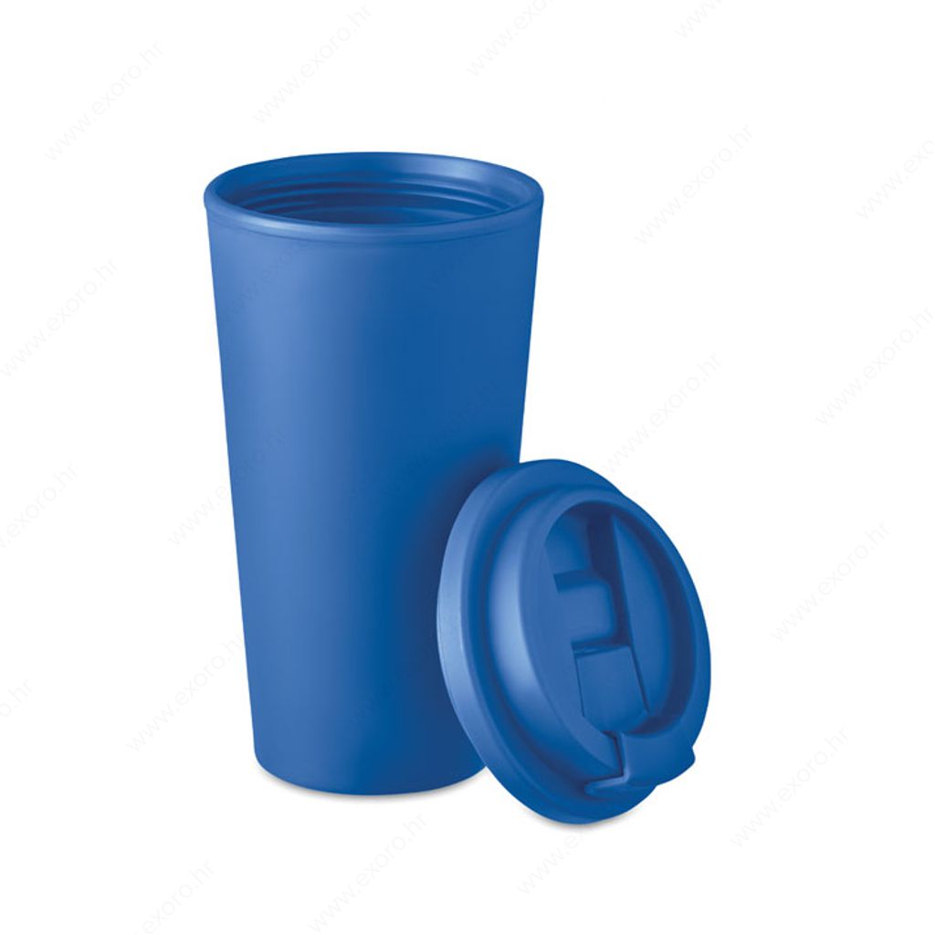 MO6244-04 Čaša TUESDAY termo, plastična, 475ml, plava