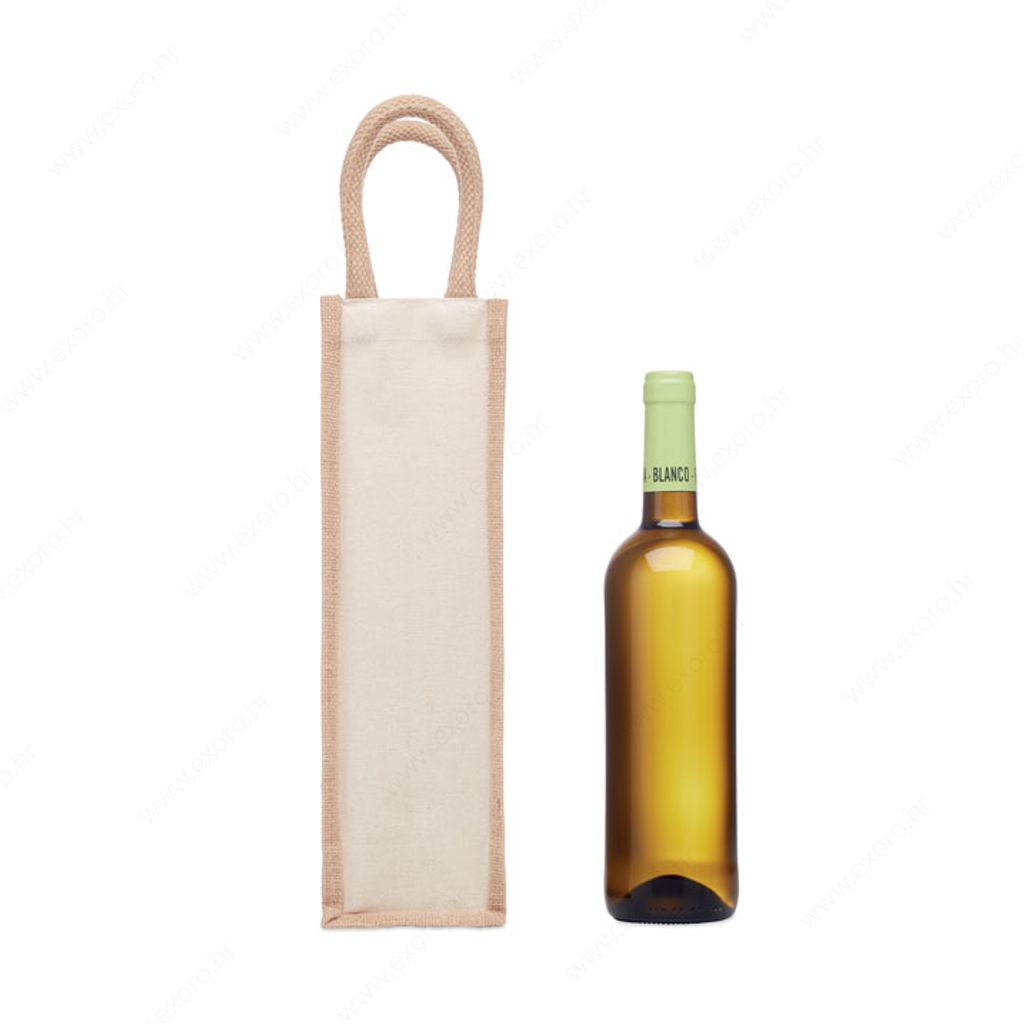 MO6258-13 Torba za bocu CAMPO DI VINO 320gr. jutena, natur