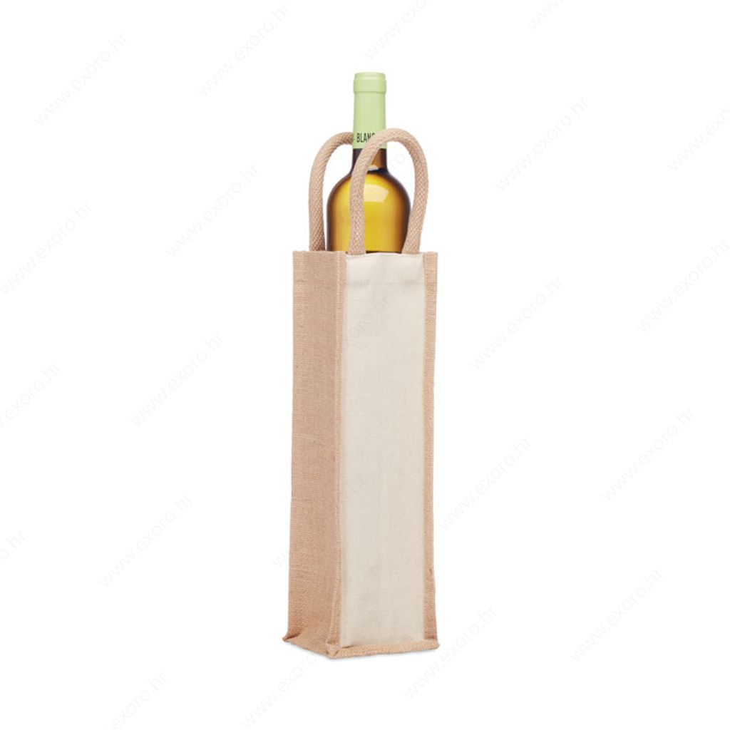 MO6258-13 Torba za bocu CAMPO DI VINO 320gr. jutena, natur