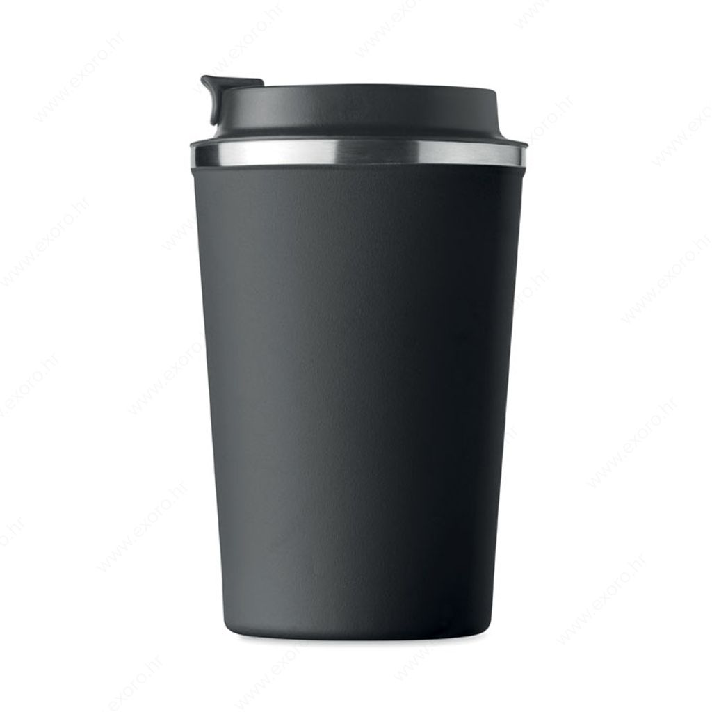 MO6276-03 Čaša BRACE termo, metalna, 350ml, crna