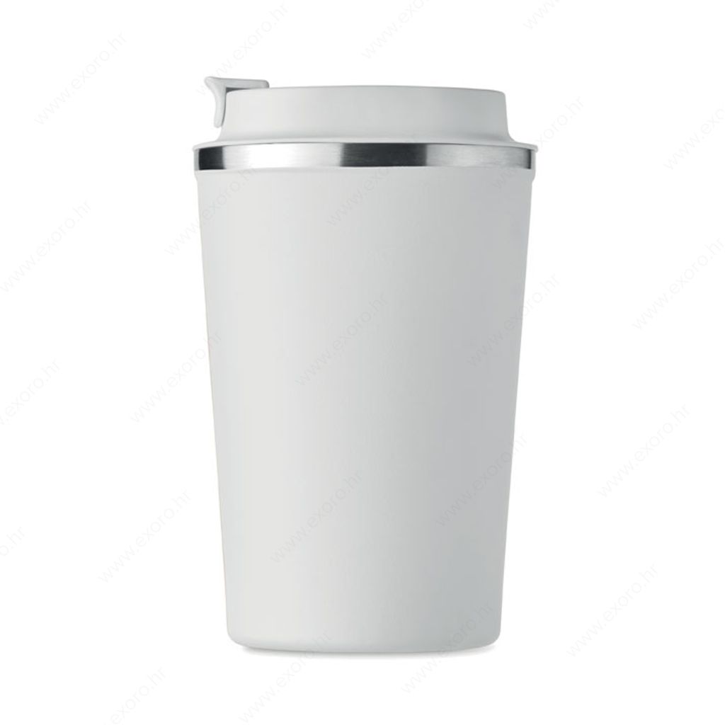 MO6276-06 Čaša BRACE termo, metalna, 350ml, bijela