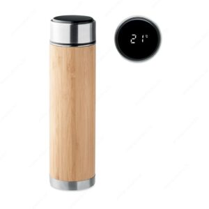 Boca termo PANAY + termometar, 500ml, prozirna