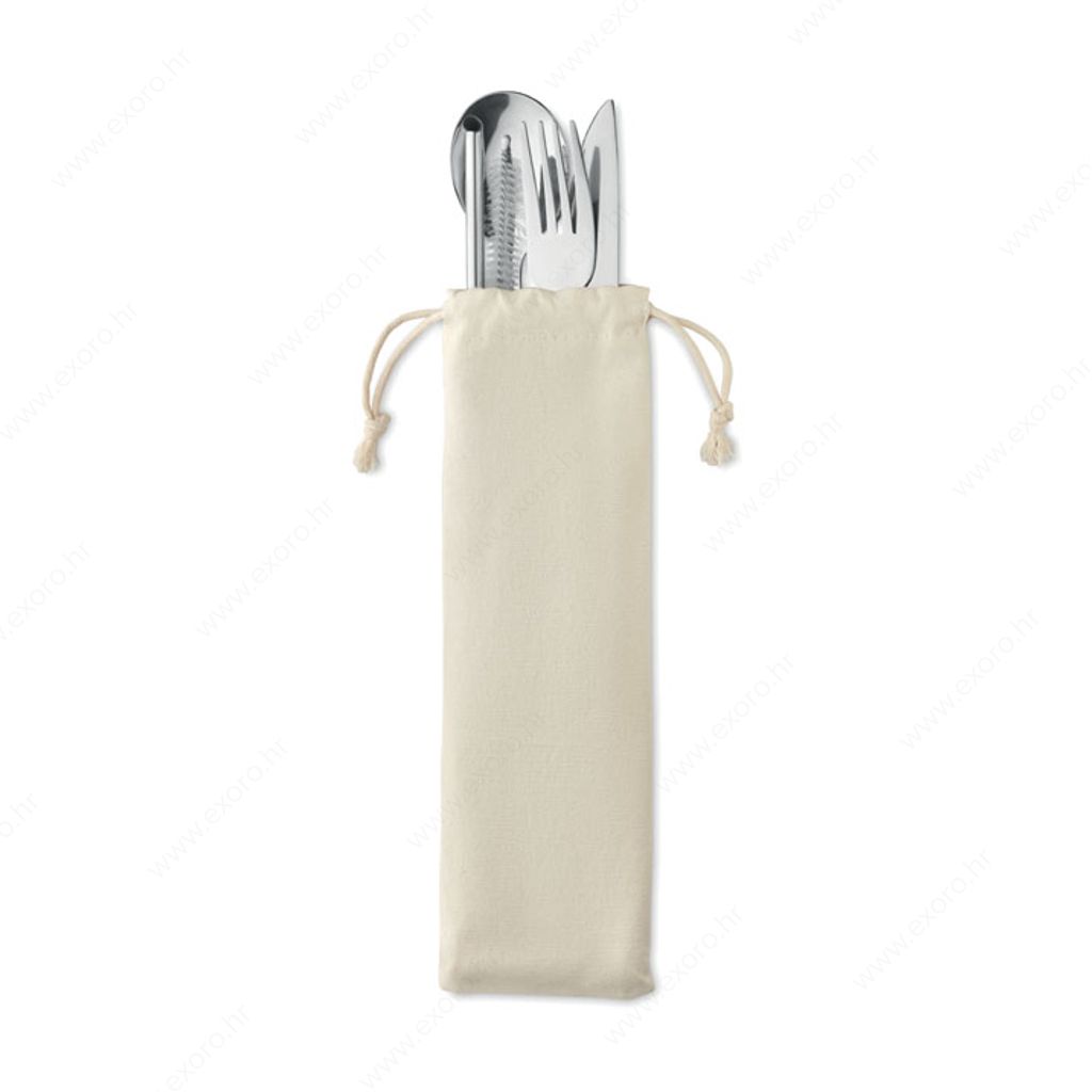 MO6336-13 Pribor za jelo CUSTA SET  nehrđajući čelik, natur