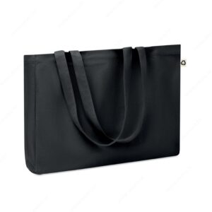 Torba shopping RESPECT COLOURED pamuk, 280g, crna