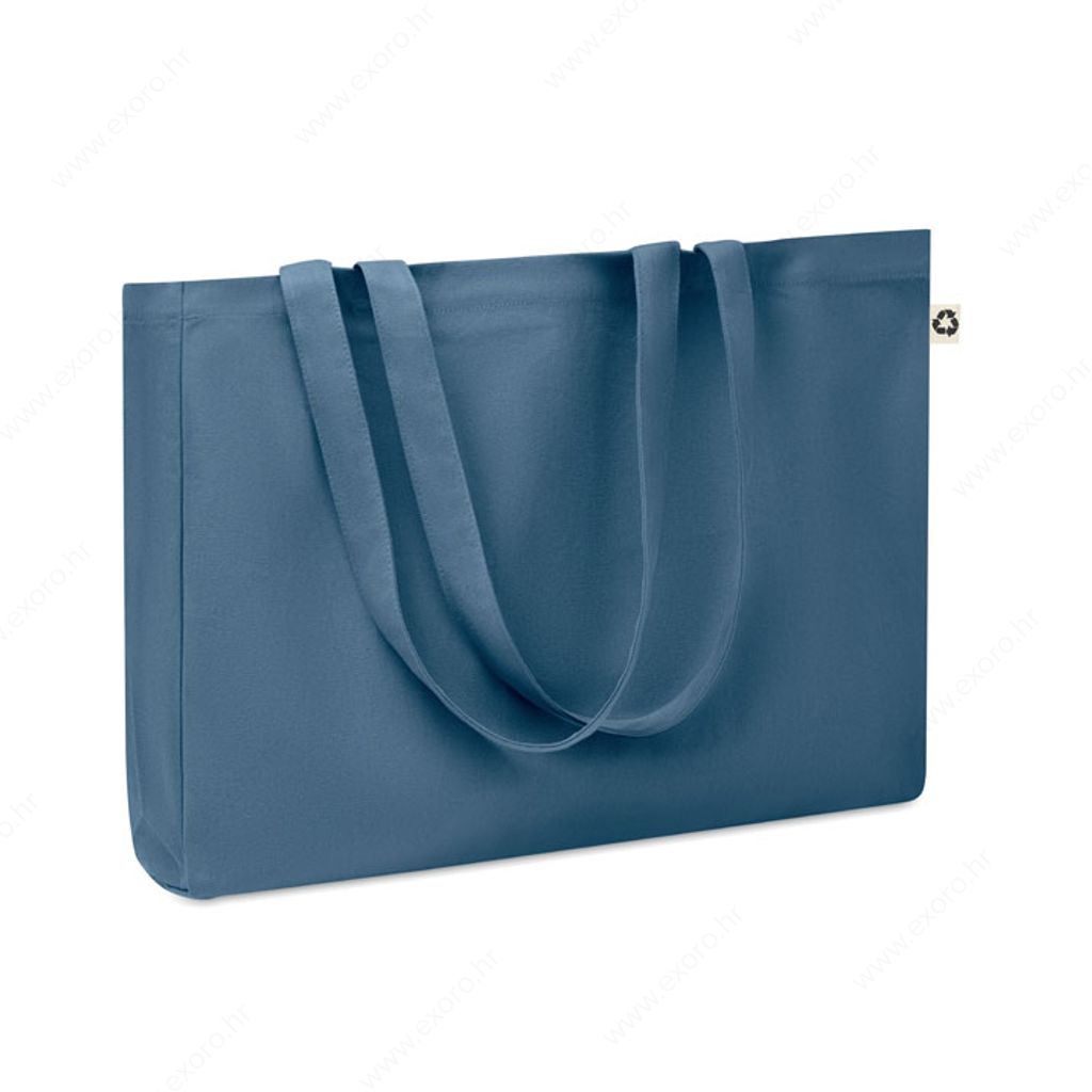 MO6380-04 Torba shopping RESPECT COLOURED 280g., plava