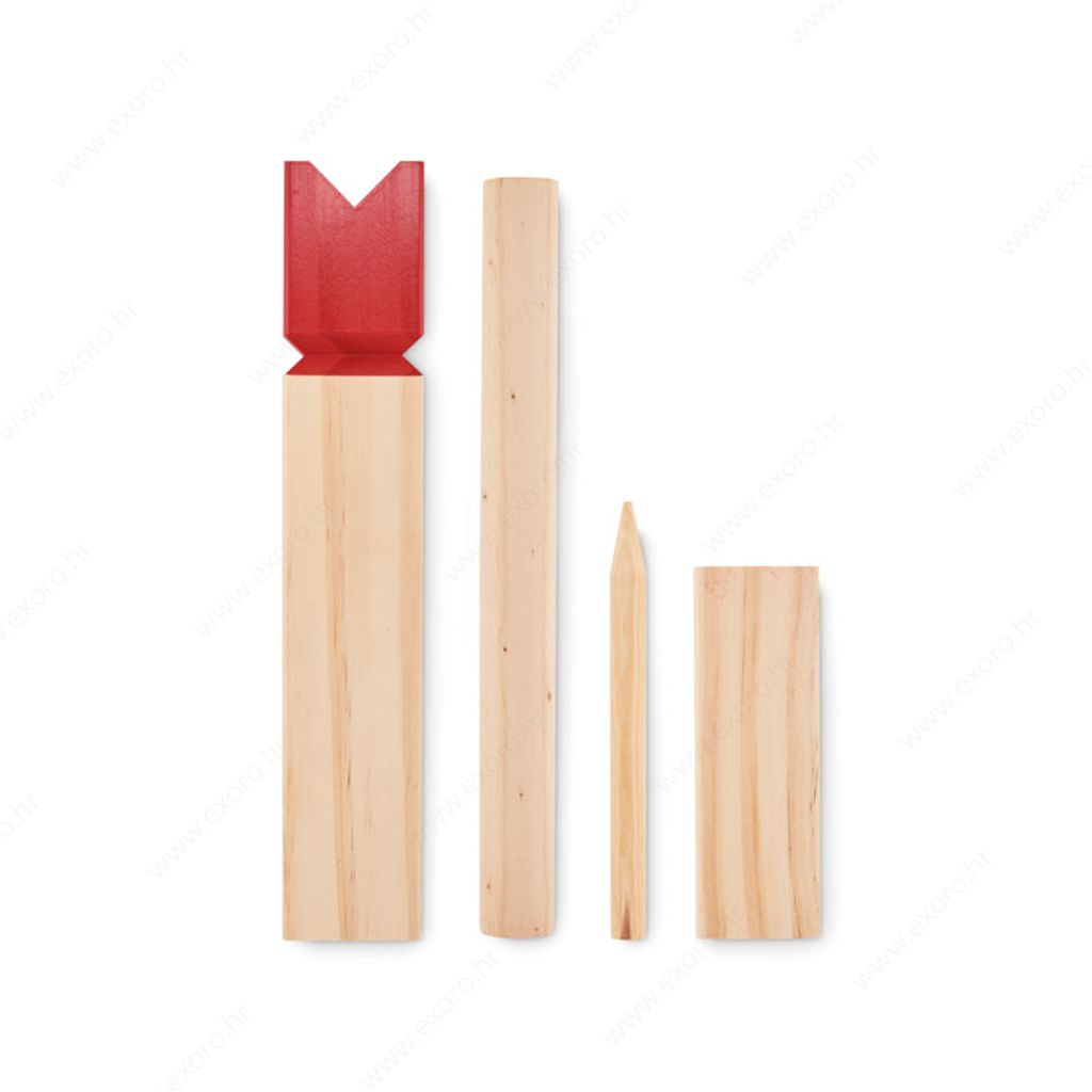 MO6396-40 Društvena igra bacanje stapova KING drvena