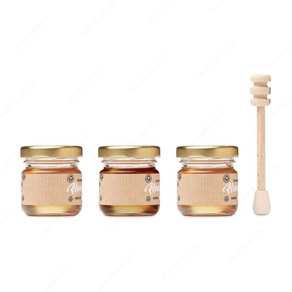 MO6441-40 Med cvijetni BEEBEE SET 50gr + diper pk3