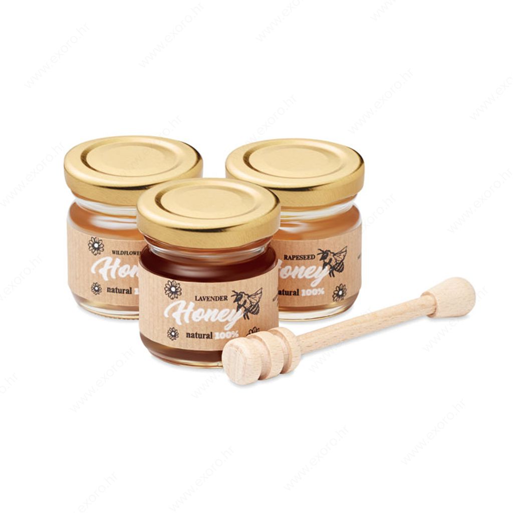 MO6441-40 Med cvijetni BEEBEE SET 50gr + diper pk3