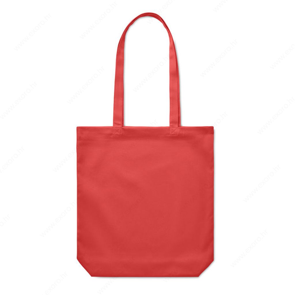 MO6442-05 Torba shopping RASSA COLOURED 38x42x9cm 270g. pamučna, duga ručka, crvena
