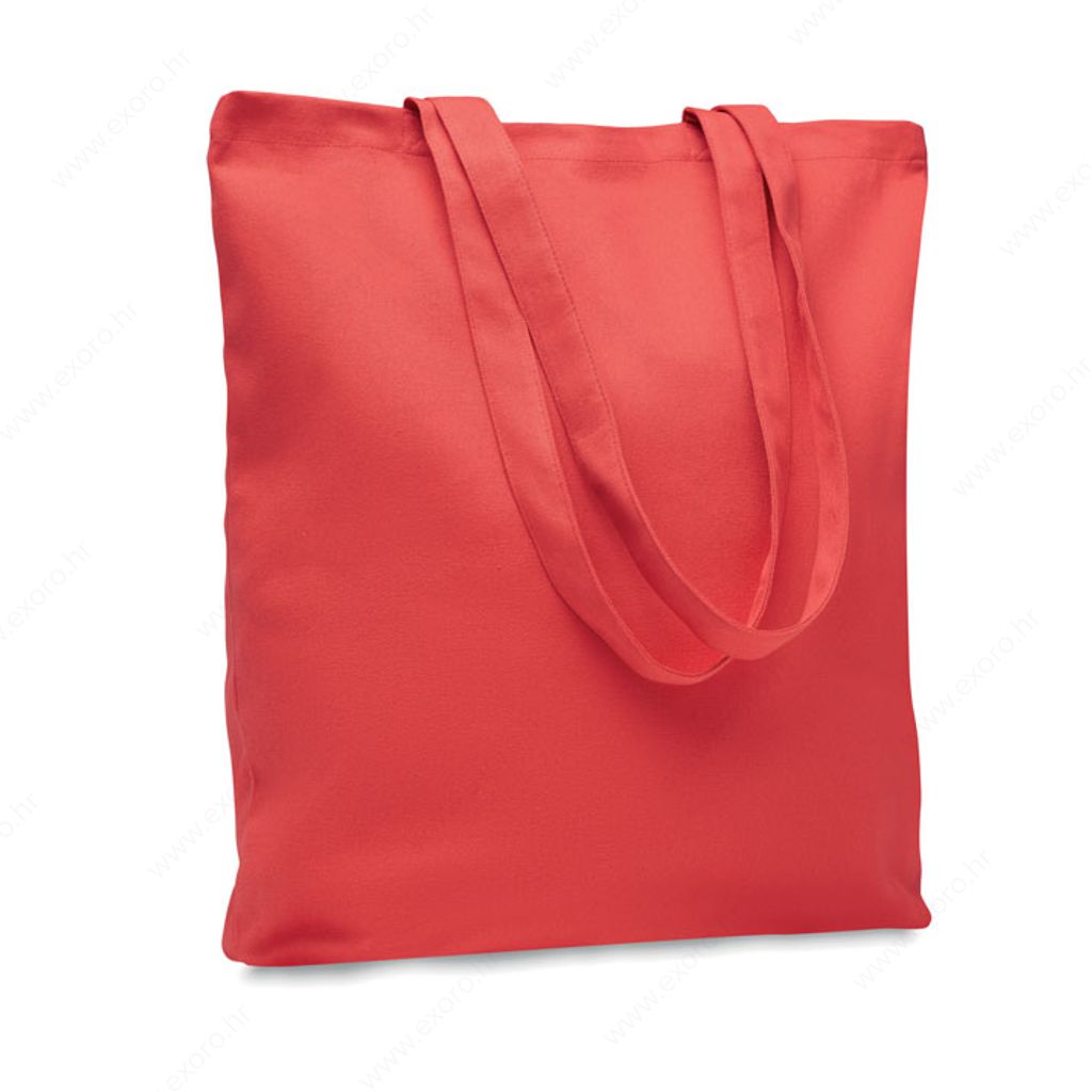 MO6442-05 Torba shopping RASSA COLOURED 38x42x9cm 270g. pamučna, duga ručka, crvena