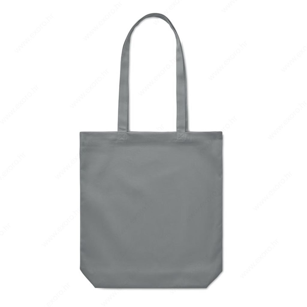 MO6442-07 Torba shopping RASSA COLOURED 38x42x9cm 270g. pamučna, duga ručka, siva