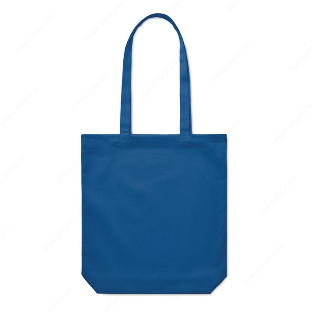MO6442-37 Torba shopping RASSA COLOURED 38x42x9cm 270g. pamučna, duga ručka, royal plava