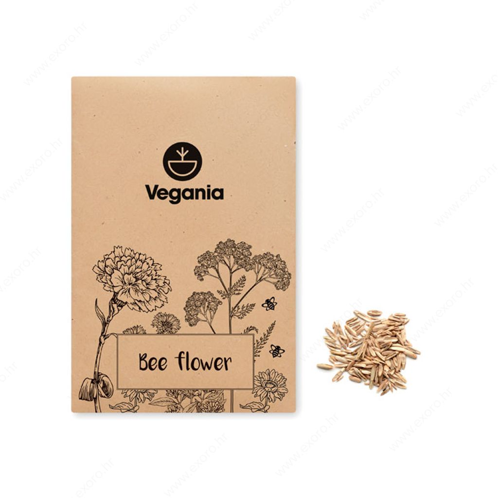 MO6501-13 Sjemenke pčelinji cvijet SEEDLOPEBEE u craft omotnici