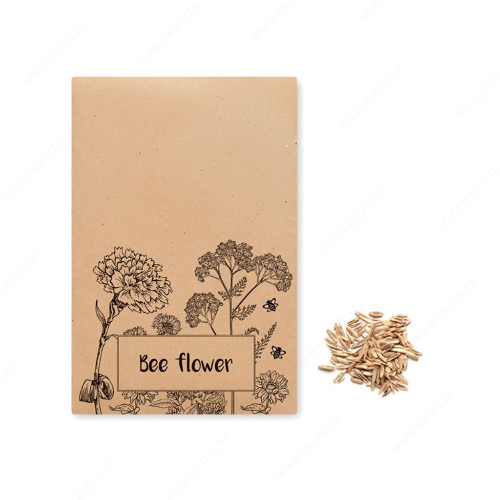 MO6501-13 Sjemenke pčelinji cvijet SEEDLOPEBEE u craft omotnici