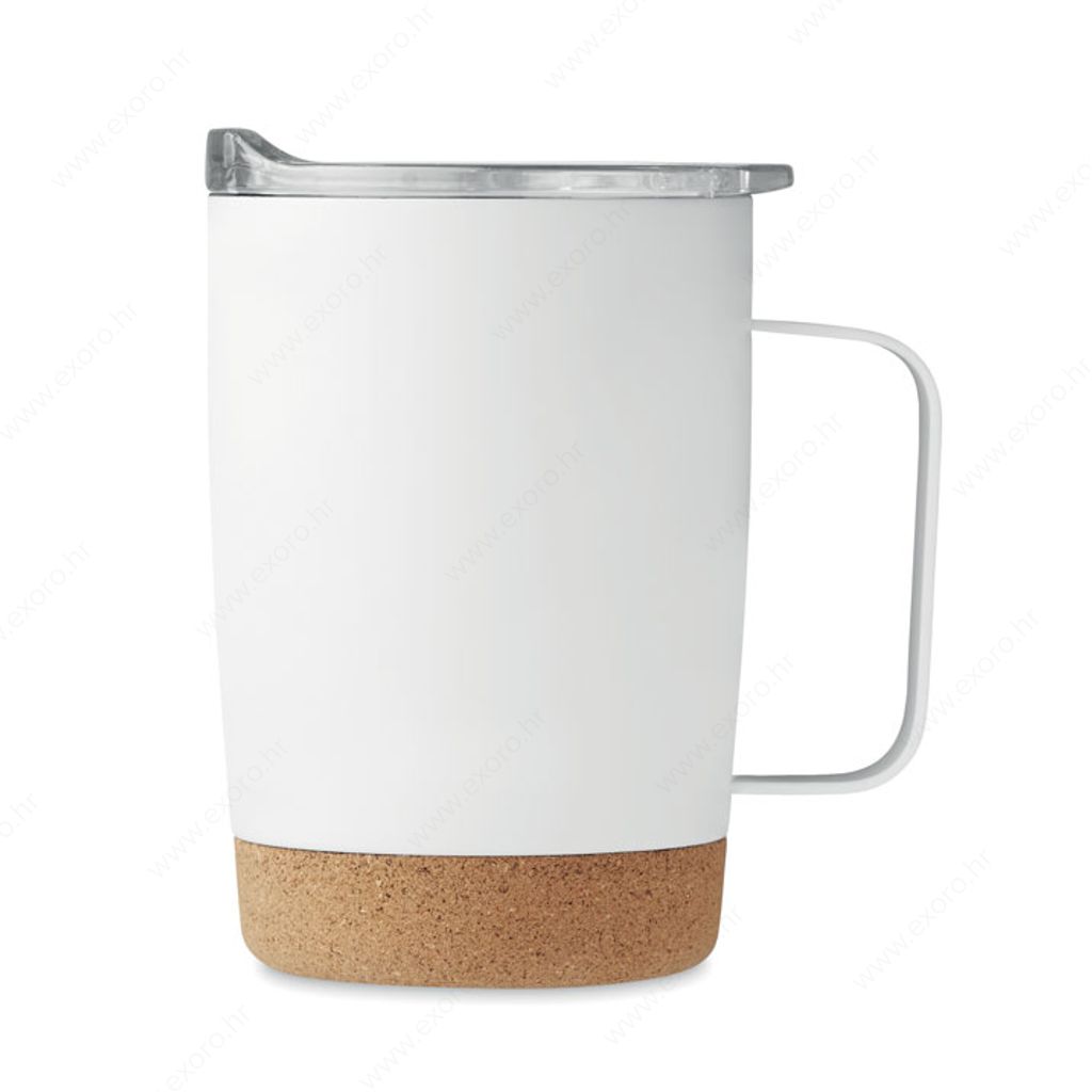 MO6533-06 Šalica RUBY termo, metalna, 300ml, bijela