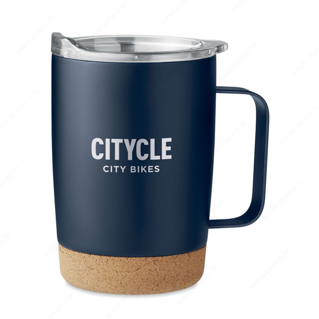 MO6533-85 Šalica RUBY termo, metalna, 300ml, tamno plava