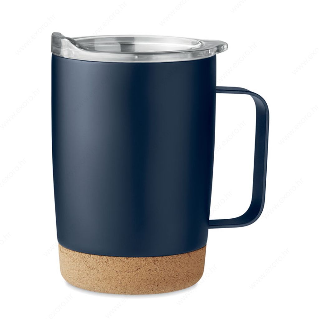 MO6533-85 Šalica RUBY termo, metalna, 300ml, tamno plava