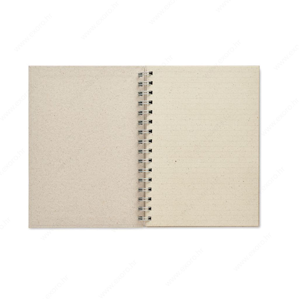 MO6541-13 Notes A5 GRASS BOOK spiralni, bež