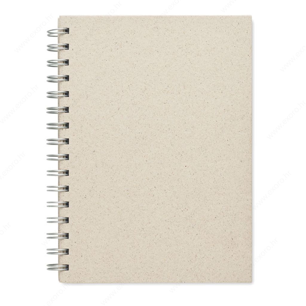 MO6541-13 Notes A5 GRASS BOOK spiralni, bež