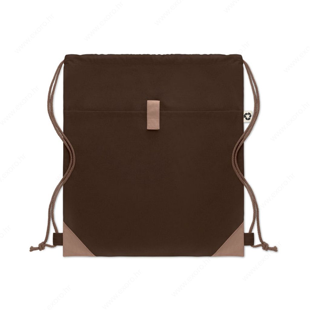 MO6550-41 Ruksak s vezicom PANDA BAG tamno smeđi