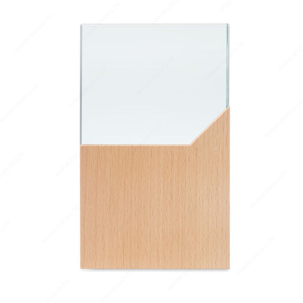 MO6585-40 Nagradna plaketa ZEAL, staklo + drvo