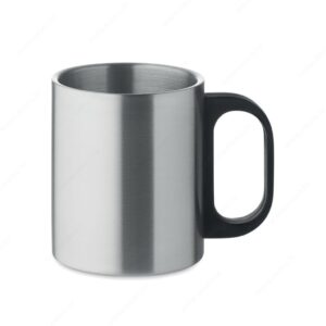 Šalica TANISS metalna, 300ml, matt srebrna