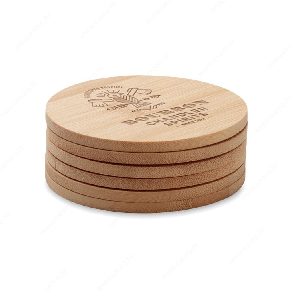 MO6601-40 Podmetač BAYIN SET drveni, pk6