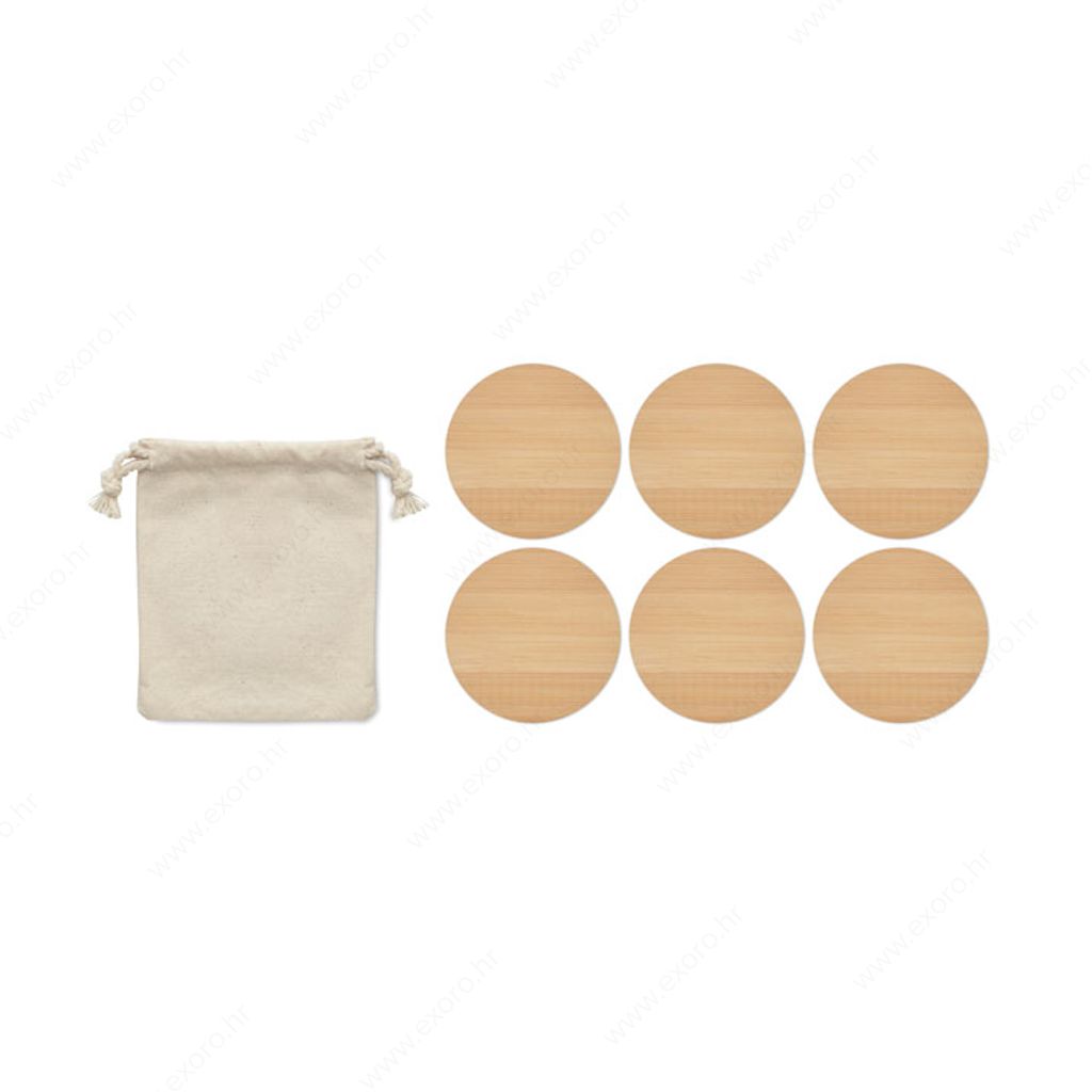 MO6601-40 Podmetač BAYIN SET drveni, pk6