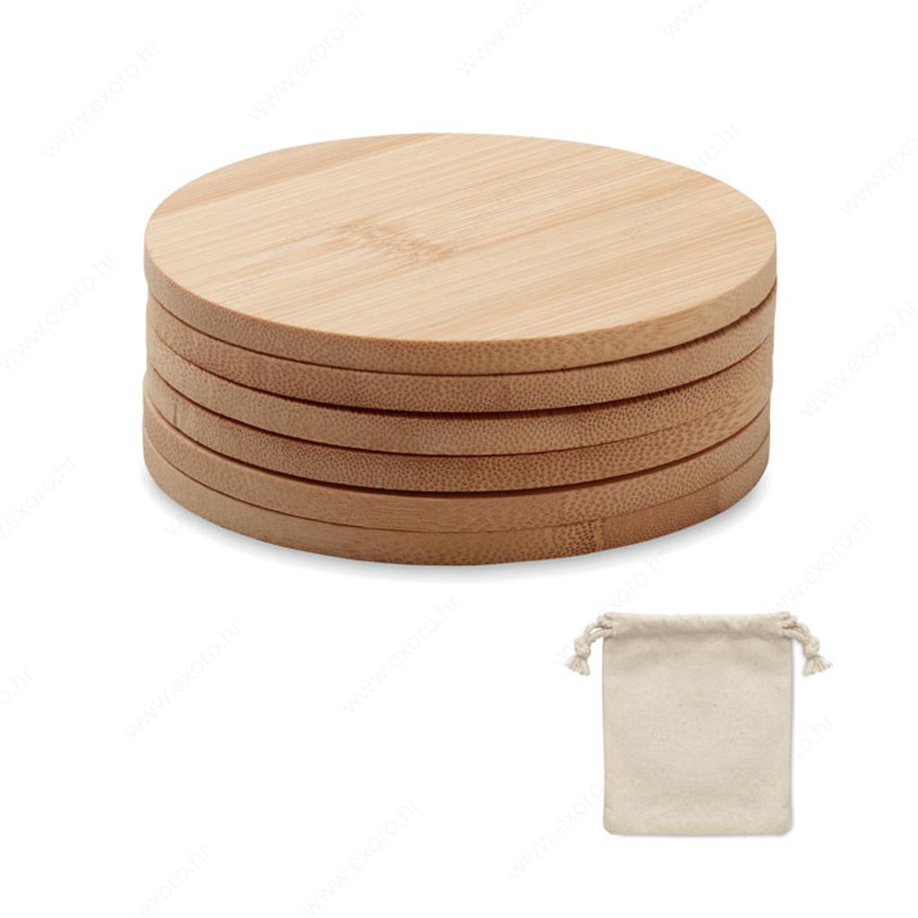 MO6601-40 Podmetač BAYIN SET drveni, pk6