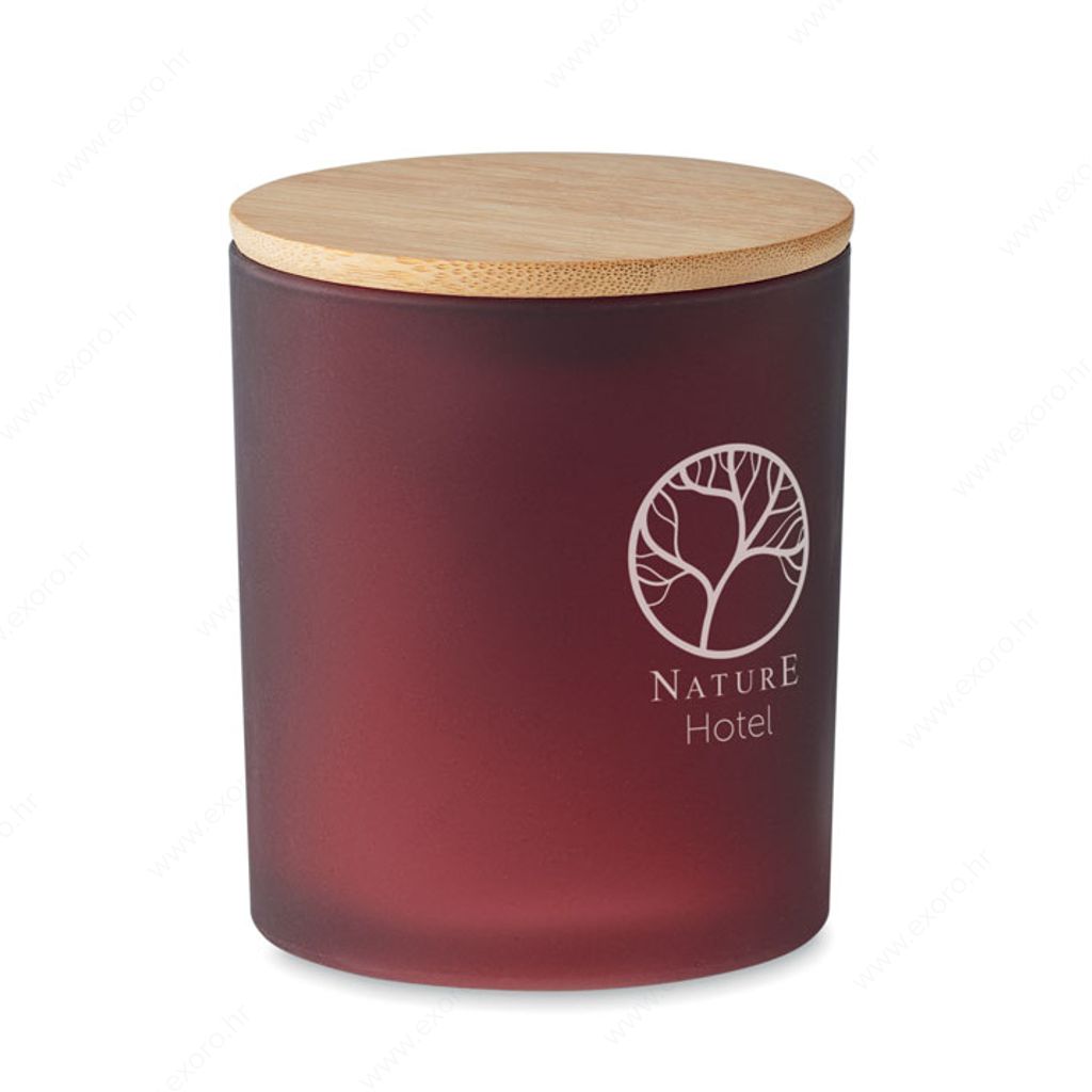 MO6621-02 Svijeća mirisna KEOPS LARGE cimet burgundy